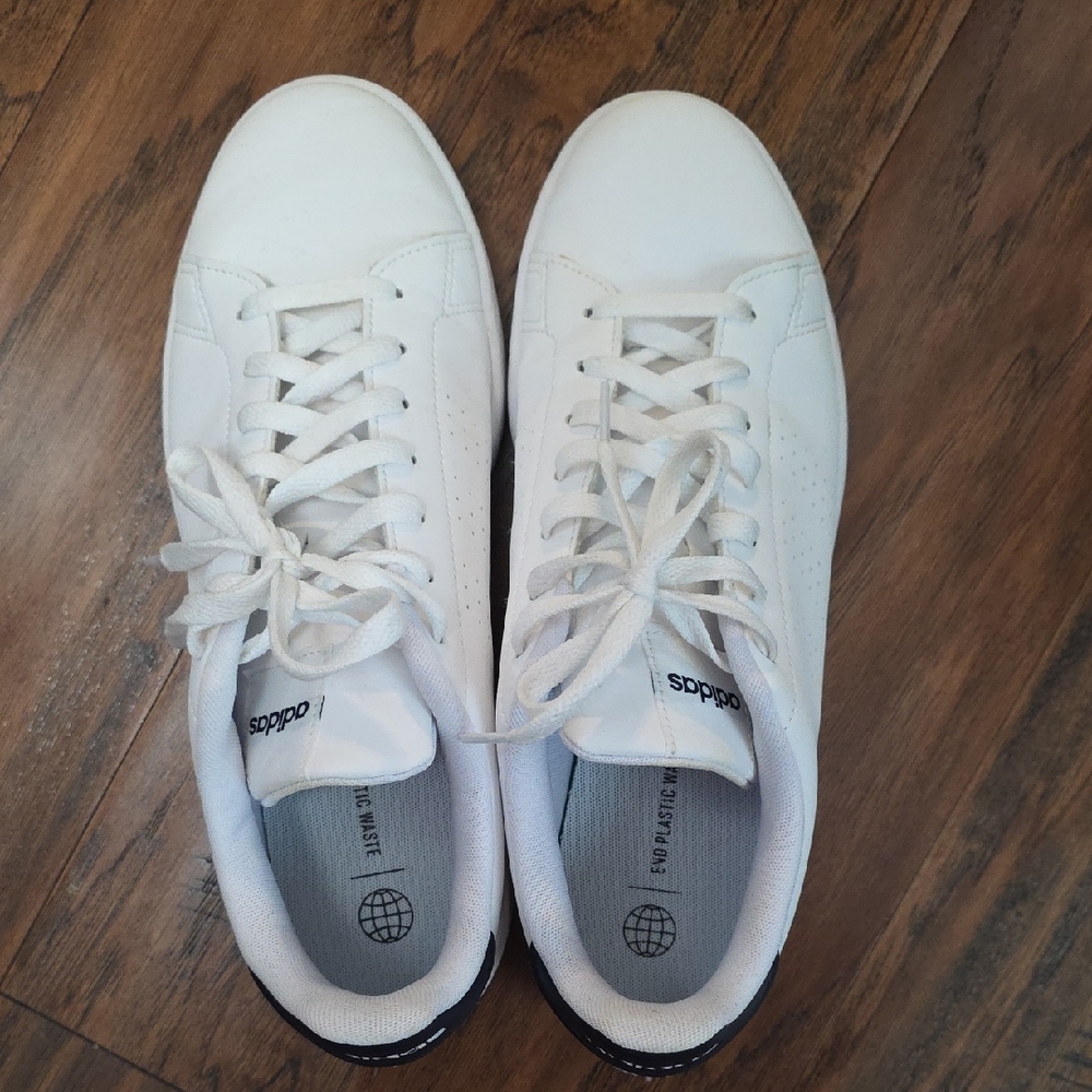 Adidas Men's White Sneakers - 11